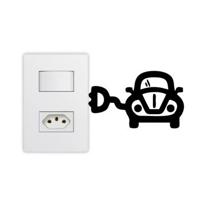 Adesivo de Parede para Interruptor Carro