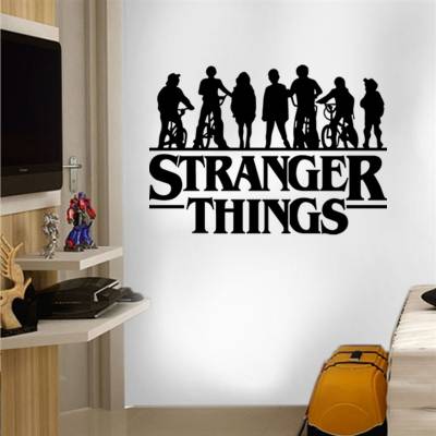 Adesivo de Parede Stranger Things com Silhueta