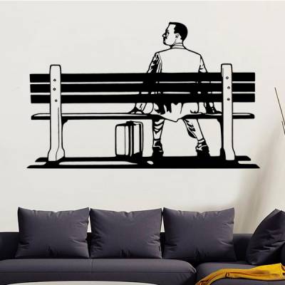 Adesivo de Parede Forrest Gump o contador de História