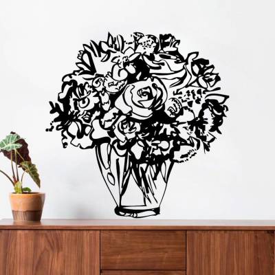 Adesivo de Parede Buquê de Flores Variadas