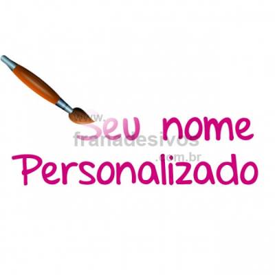 Adesivo de Parede Nome Personalizado - 16 Fontes 