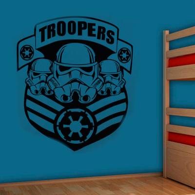 Adesivo De Parede Troopers