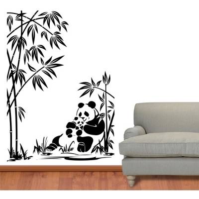 Adesivo de Parede Urso Panda com Filhote