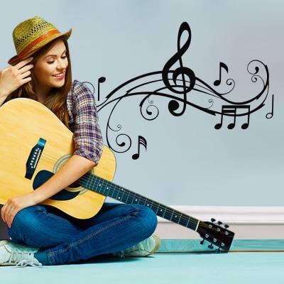 Adesivo De Parede Partitura 02