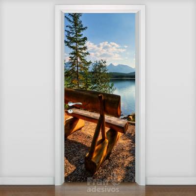 Adesivo de porta Paisagem 004