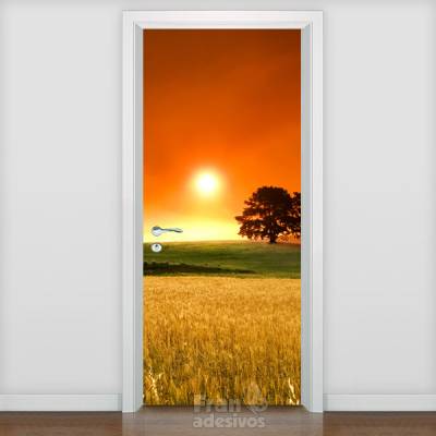 Adesivo de porta Paisagem 009