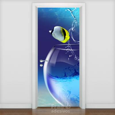 Adesivo de porta Animais 002