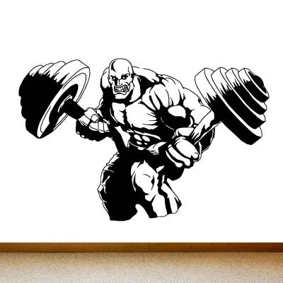 Adesivo De Parede Academia Força Musculação