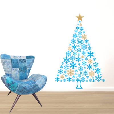 Adesivo de Parede Decorativo Árvore de Natal 5