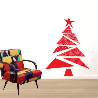 Adesivo de Parede Decorativo Árvore de Natal 4