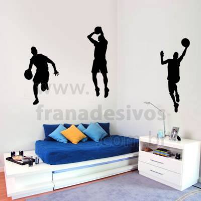Adesivo decorativo de Esportes Basquetebol