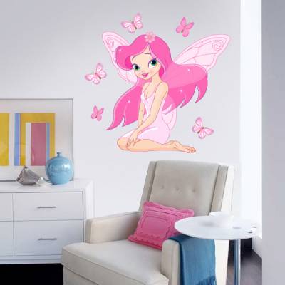 Adesivo de parede infantil Fadinha