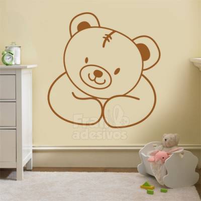 Adesivo de Parede Urso Feliz