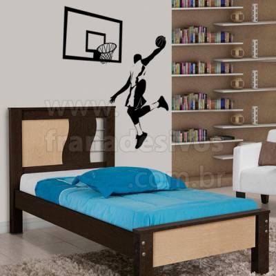 Adesivo de Parede - Basquetebol modelo 2