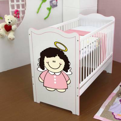 Adesivo para Berço - Menina Anjinha