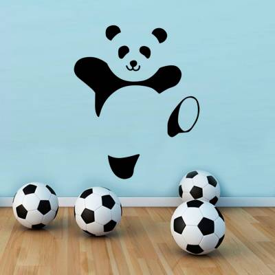 Adesivo De Parede Animais Panda Feliz