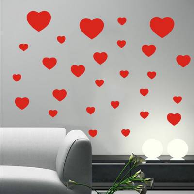 Adesivo Decorativo - Kit de Corações