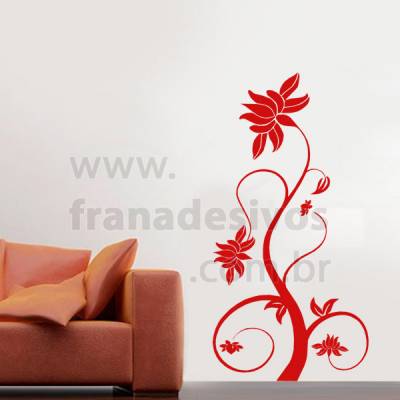 Adesivo de Parede Floral modelo 25