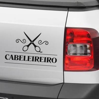 Adesivo de Carro E Moto Profissões Cabeleireiro