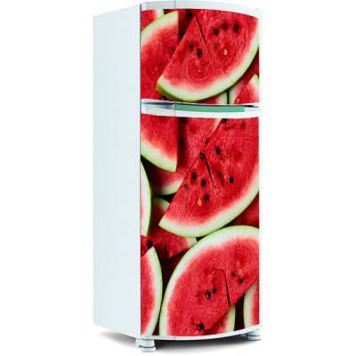 Adesivo para Geladeira Inteira - Melancia