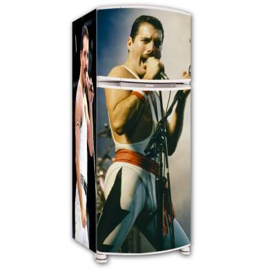 Adesivo para Envelopamento de Geladeira Completa Freddie Mercury