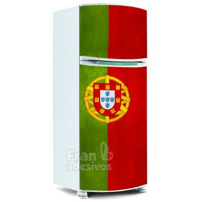 Adesivo para Geladeira Inteira - Bandeira Portugal