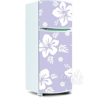Adesivo para Geladeira Inteira - Floral 5