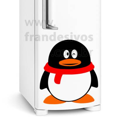 Adesivo de Geladeira Pinguim Piscando