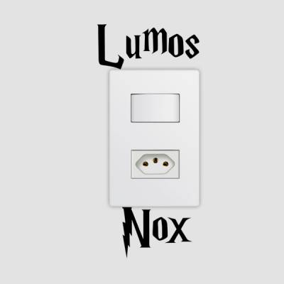 Adesivo de Parede para Interruptor Lumox Nox