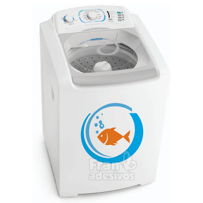 Adesivo para Máquina de lavar - Aquário e Peixe