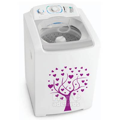 Adesivo para Máquina de lavar - Árvore com Corações 2