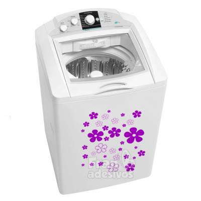 Adesivo para Máquina de Lavar - Flores