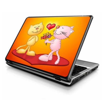 Adesivo Skin para Notebook Casal de gatinhos