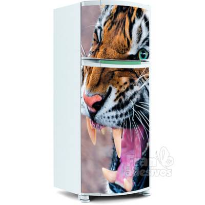 Adesivo para Geladeira Inteira - Tigre