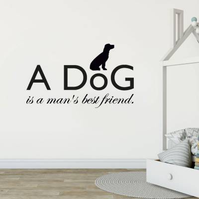 Adesivo parede para quarto casinha de cachorro ou sala