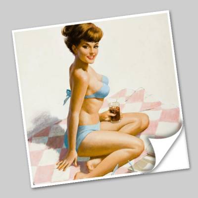 Azulejo Unitário Pin-up 181