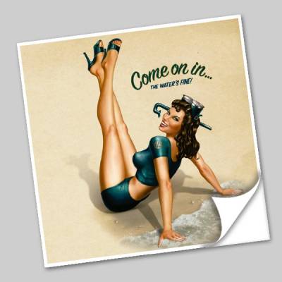 Azulejo Unitário Pin-up 185