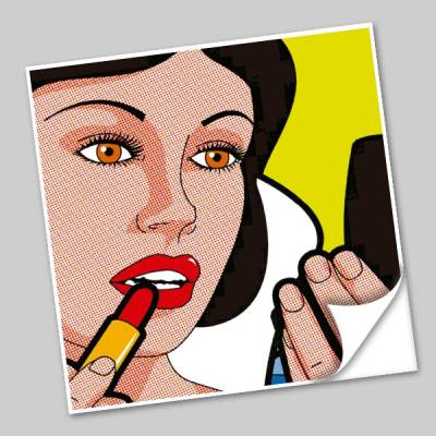Azulejo Unitário Pop Art Comics 210