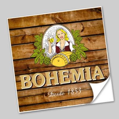 Azulejo Unitário Rótulo de Cerveja Bohemia 171
