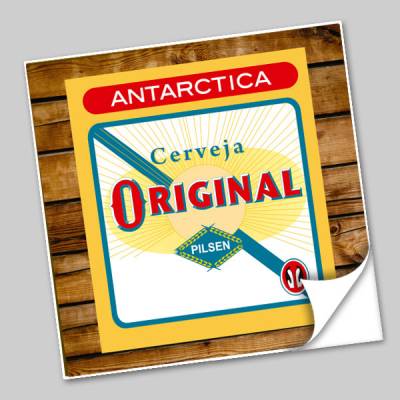 Azulejo Unitário Rótulo de Cerveja Original 173