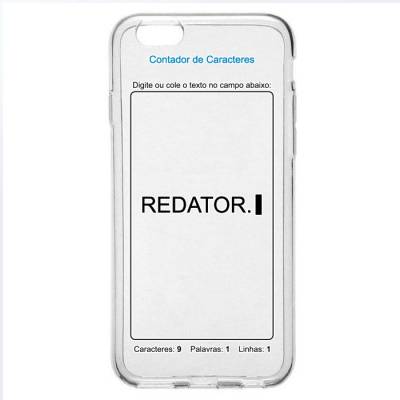 Capinha para Celular Redator