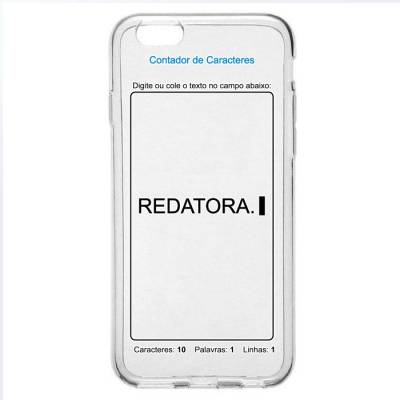 Capinha para Celular Redatora
