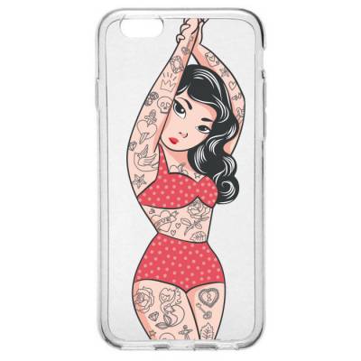 Capinha para Celular Pin Up Tatuagem
