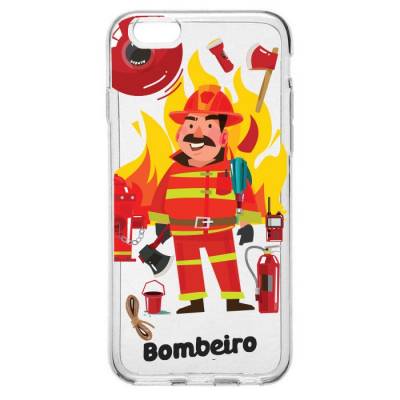 Capinha para Celular Profissão Bombeiro