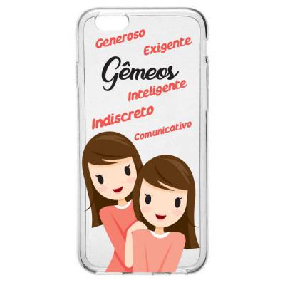 Capinha para Celular Signo de Gêmeos