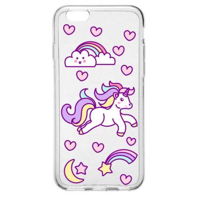 Capinha para Celular Unicórnio e Corações