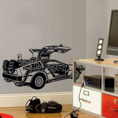 Adesivo de Parede Carro De Volta Para O Futuro