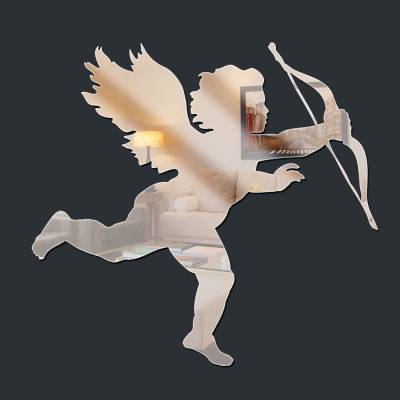 Espelho Decorativo Anjo Cupido
