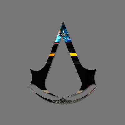 Espelho Decorativo Logo Assasin
