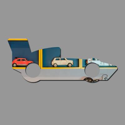 Espelho Decorativo Carrinho De Formula 1